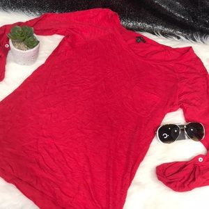 Express three quarter sleeve top